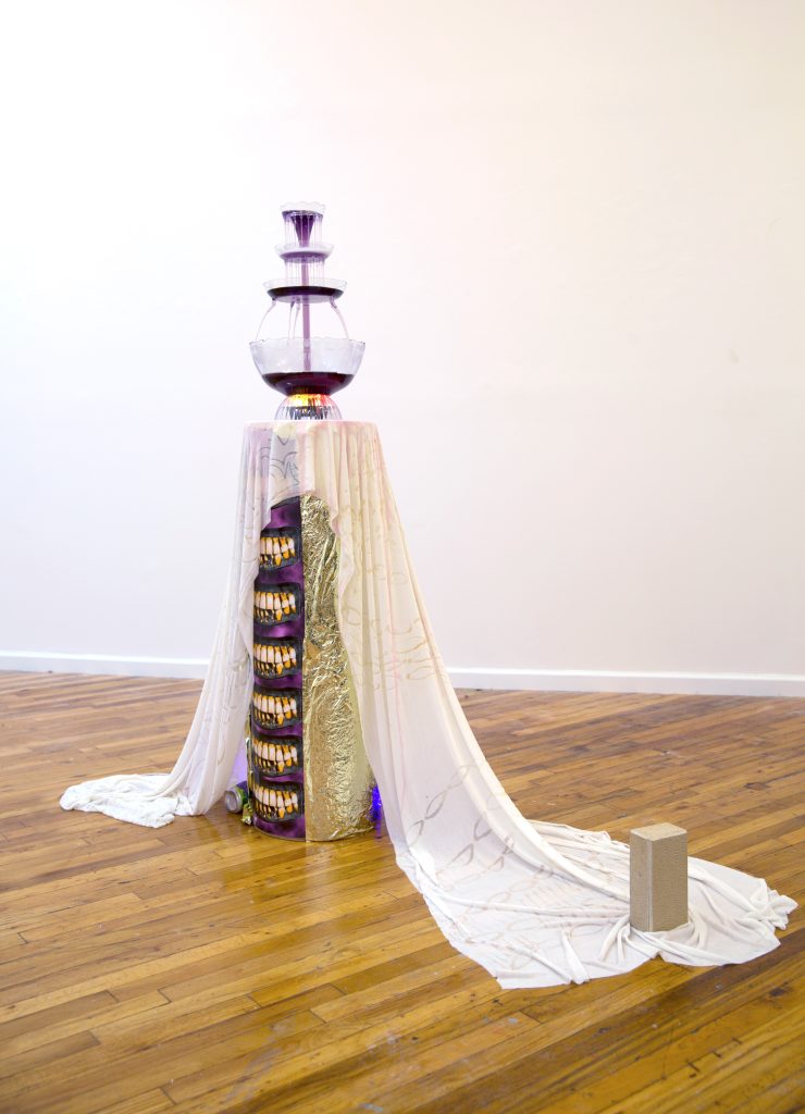 Photo of Pamela Council's artwork wtf is juice/gw smile