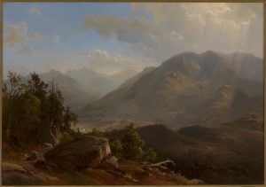 Image of KEENE VALLEY, ADIRONDACKS, 1876. by Hermann Fuechsel