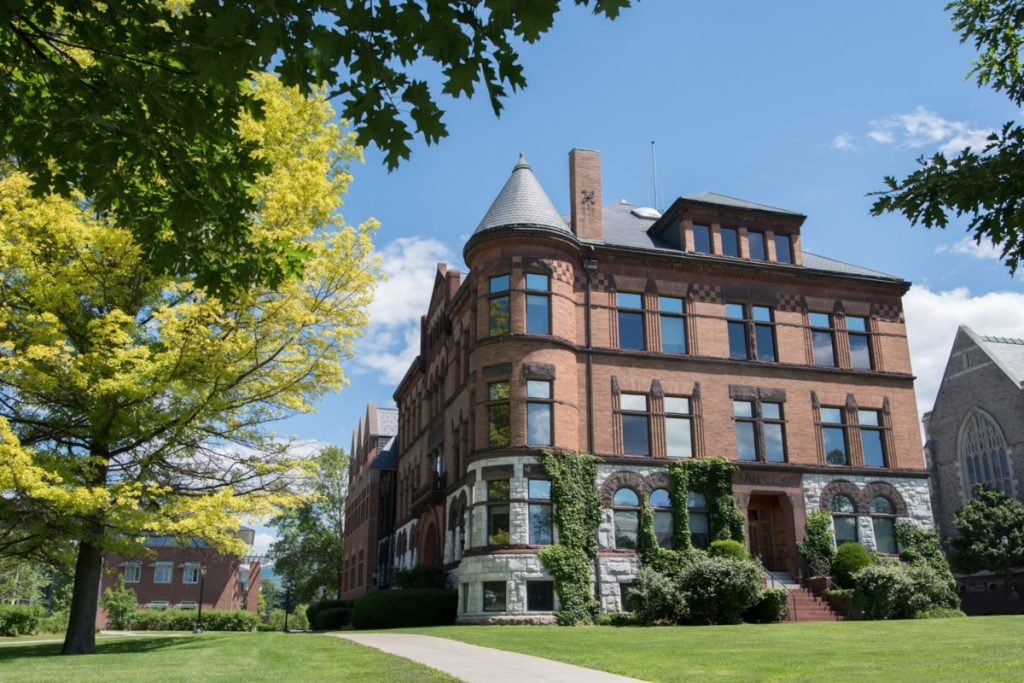 RS86177_HopkinsHall_July2017_02-scr Exterior view of Hopkins Hall