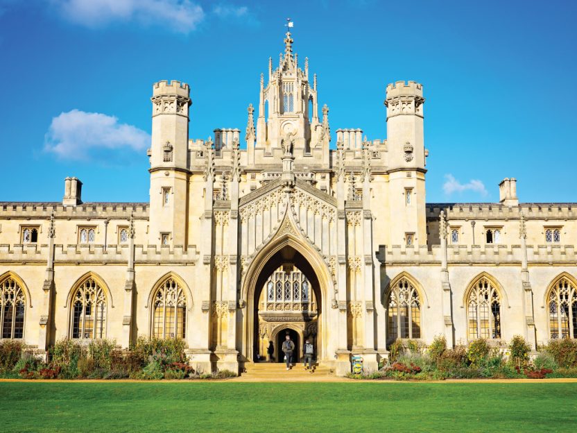 A photo of the exterior of University of Cambridge