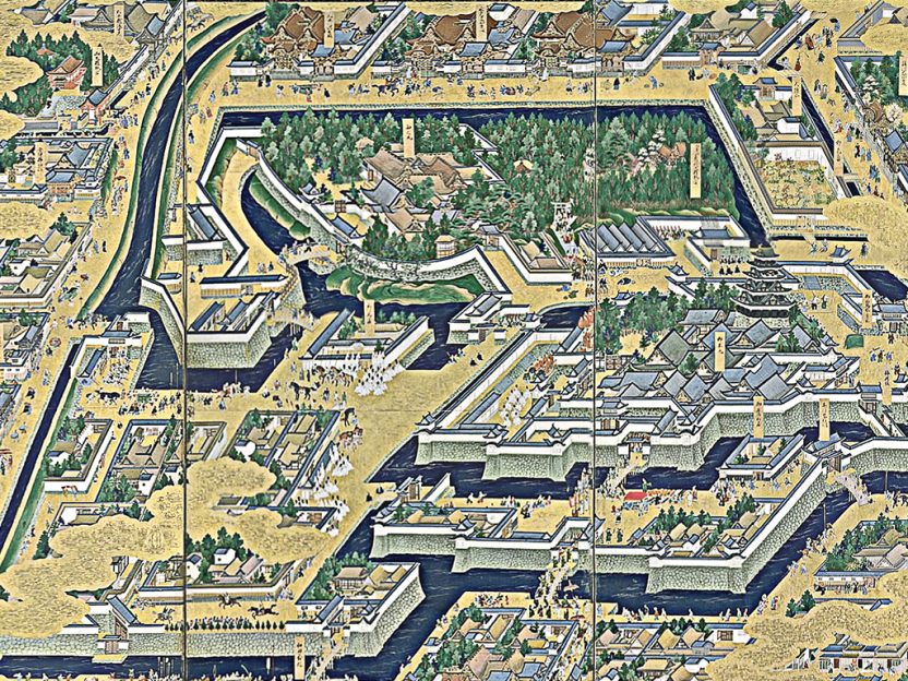 An image of a historic map of Tokyo